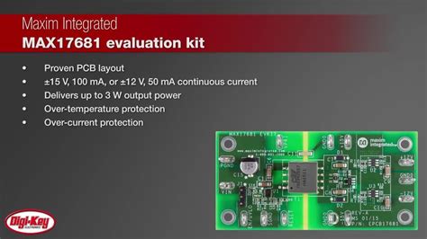 Analog Devices MAX17681 Isolated Buck Evaluation Kits | DigiKey Daily ...