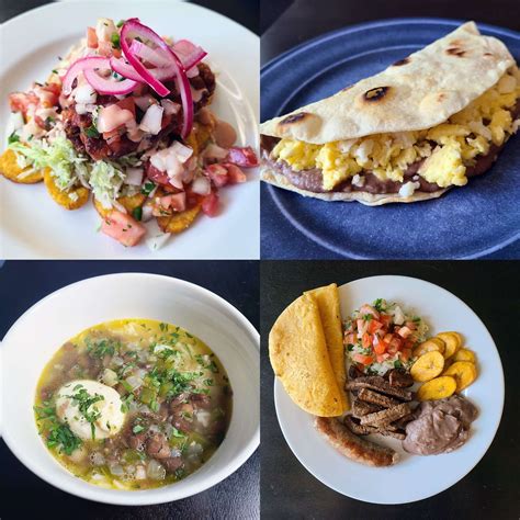 Honduras Traditional Dinner Food & Drink