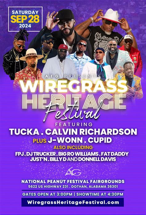 Wiregrass Heritage Festival 2024 Dothan, AL, National Peanut Festival ...