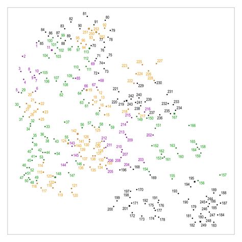Disney Connect The Dots Coloring Pages