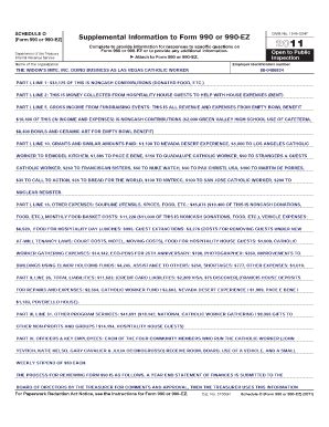 Fillable Online lvcw form 990 schedule o the widows mite Fax Email ...