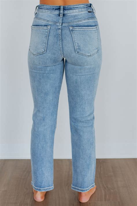 Millie Risen Jeans - Medium Wash – Wild Oak Boutique