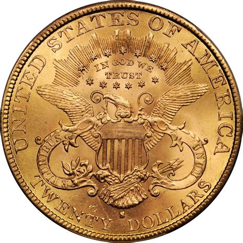Value of 1892-S $20 Liberty Double Eagle | Sell Rare Coins