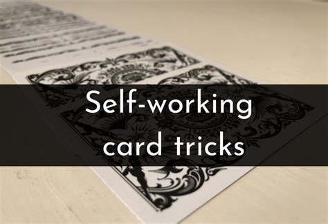 Image result for Self Working Card Tricks Tutorial