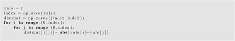 Image result for How to Measure Distance Matrix in Python