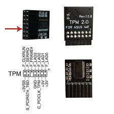 Buy TPM 2.0 Encryption Security Module Support 14pin 20pin for ASUS SPI ...