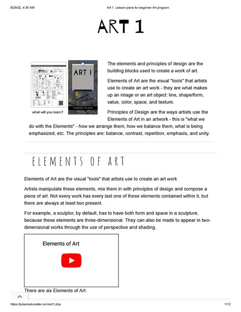 Image result for Basic Art Lesson