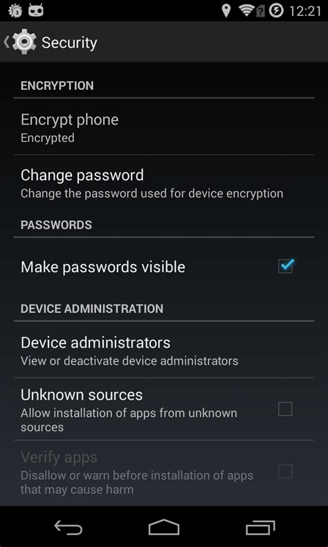 Disk Encryption Enabled Android 的图像结果