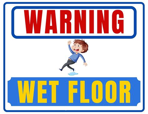Free Printable Wet Floor Signs Templates [PDF] Caution