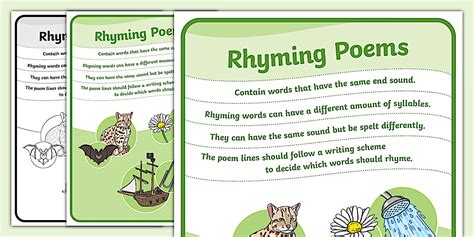 Rhyming Poem Information Poster (teacher made) - Twinkl