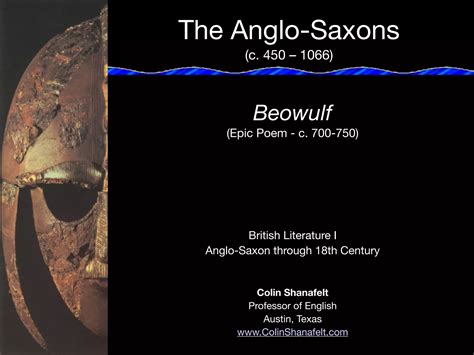 Anglo-Saxons & Beowulf (British Literature) | PDF