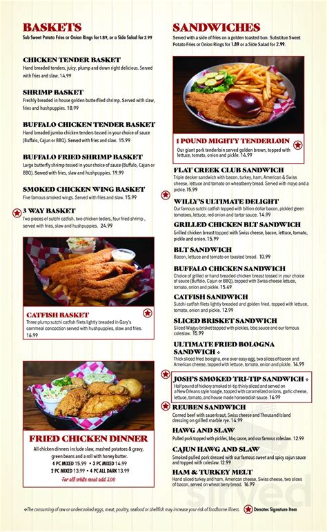 Billy Gail's - Ozark, MO menus in Ozark, Missouri, United States