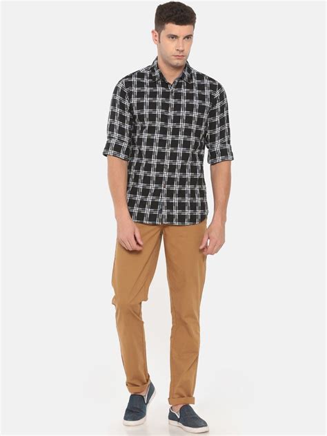 T-Base Men Brown Core Chinos Trousers – Shop T-base