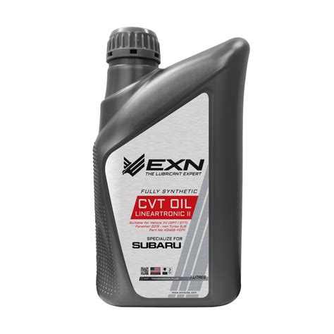 EXN - SUBARU - CVT OIL LINEARTRONIC II - FULLY SYNTHETIC 1L - Lufi Malaysia