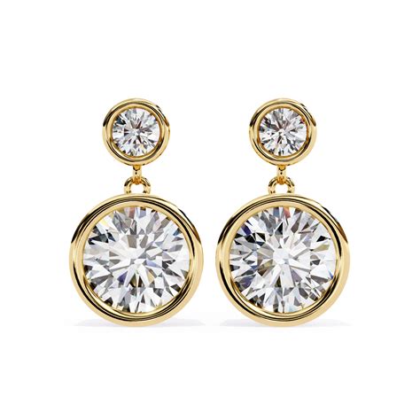 Evoke Drop Diamond Earrings – Espira Gems