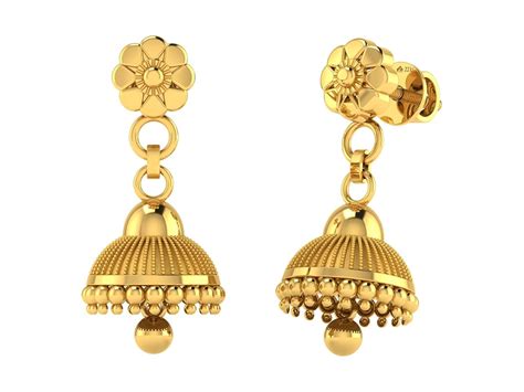 Buy LORDS JEWELS Traditional Gold Earring Jhumki for women & Girls BIS ...