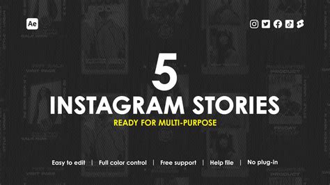 Instagram Stories Pack Videohive 38874099 Download Quick After Effects