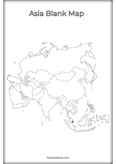 Blank World Map (Printable & Free) – Download Now! - The Facts Institute