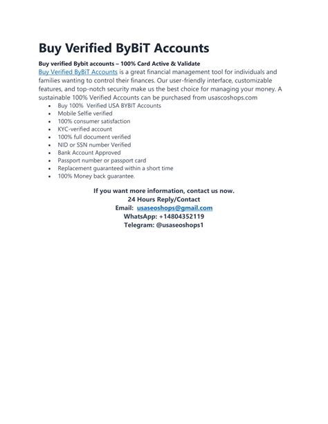 PPT - Buy Verified ByBiT Accounts PowerPoint Presentation, free ...