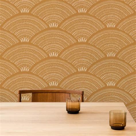 Buy Boho Fans Wall Stencil - Large Detailed Wall Stencil Pattern ...