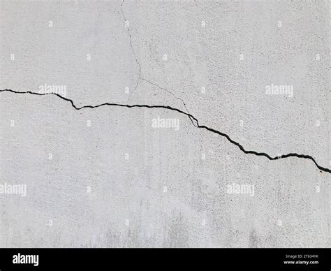 Broken wall,Old crack gray Cement texture background,free space ...