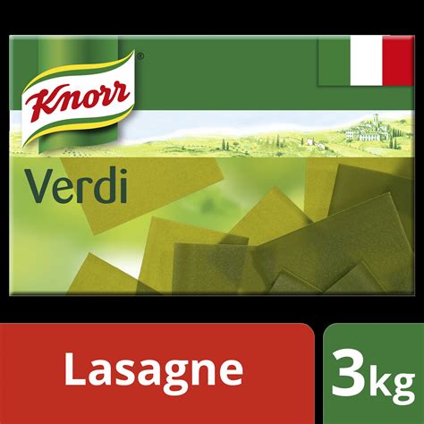 Wholesale Knorr Lasagne Verdi 3kg PAS096
