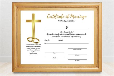 Top 45+ Wedding Certificates Pack