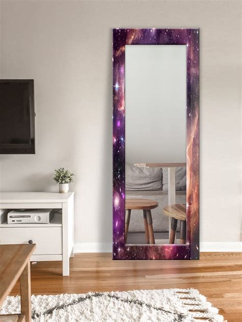 Buy 999STORE Printed Mirror Full Size Mirror for Living Room Blue Sky ...