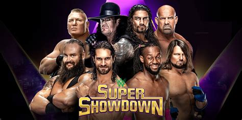 Carte de WWE Super ShowDown 2019 - Catch-Newz