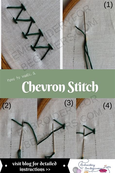 Image result for Chevron Stitch Tutorial