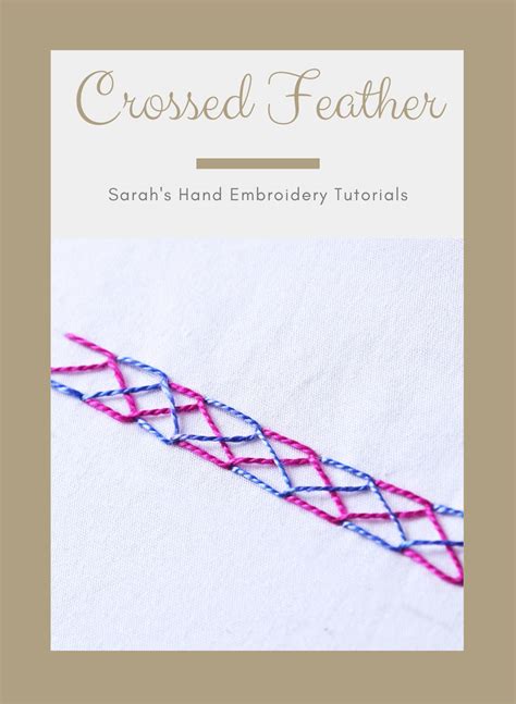 Feather Stitch Tutorial 的图像结果
