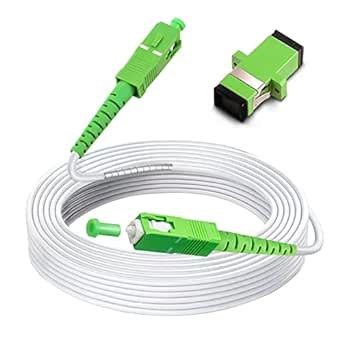 SC/APC to SC/APC Fiber Optic Internet Cable - Armored Single Mode Patch ...