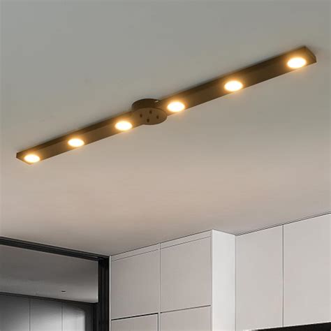 Garwarm Modern Ceiling Light Track Lighting, 47 Inch Dimmable LED ...