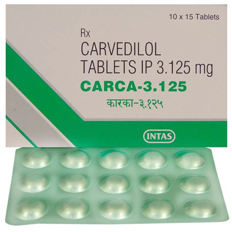 Carca-3.125 Tablet 15's Price, Uses, Side Effects, Composition - Apollo ...
