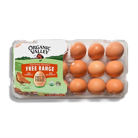 Amazon.com: Organic Valley, Organic Free-Range Medium Brown Eggs - 18 ...