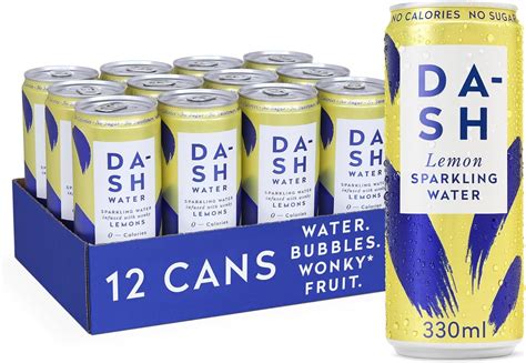 Dash Water Lemon 12 X Lemon Flavoured Sparkling Spring Water ...