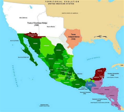 Treaty of Guadalupe Hidalgo Mexican Cession Treaty Facts Map