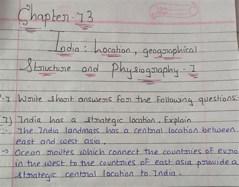india occupies a strategic position in south asia.explain the statement ...