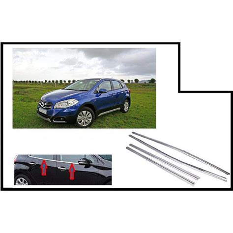 Alpine Premium Quality Car Outer Door Window Glass Beading Garnish ...