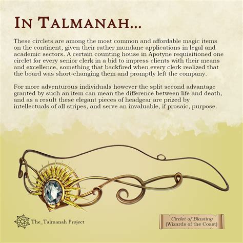 Circlet Of Blasting Golden Elvish Tiara Made Of Brass, Golden Elven