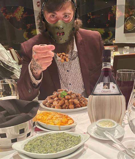 "A CPS agent once tried to test me. I ate his liver with some fava ...