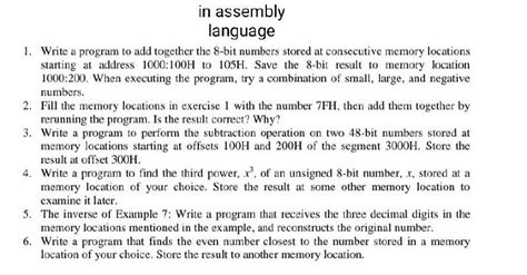 Image result for Assembly Language Program to Add Three Numbers