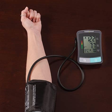 HealthSmart Digital Standard Wrist Blood Pressure Monitor with Automatic Adult Cuff