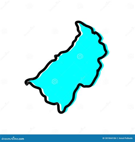 Muchinga Province of Zambia Vector Map Illustration Stock Vector - Illustration of districts ...
