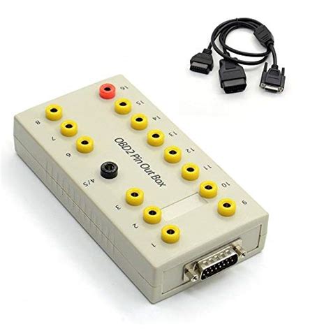 Buy Wenjie OBD2 Pin Out Box Breakout Tester Connector Auto Diagnostic ...