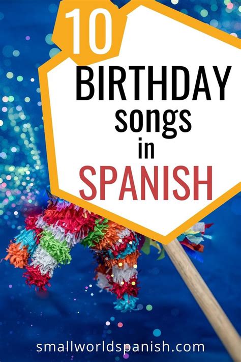 Happy Birthday Song In Spanish Lyrics | The Cake Boutique