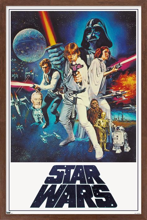 Star Wars: A New Hope - One Sheet (No Billing Block) Wall Poster, 22. ...