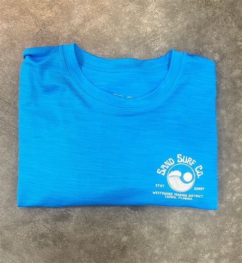 Sand Surf Co. Yin Yang Logo Hybrid Long Sleeve UV Shirt - Royal Blue