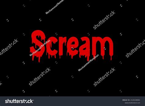 Image result for Scream Sound Text