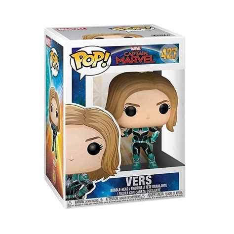 Buy Funko Captain Marvel - Vers as Kree Fighter Bobblehead Figure #427 ...
